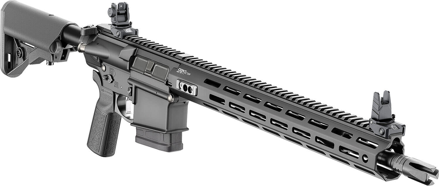 Springfield Armory STV916308BLCV2B5 SAINT Victor V2 308 Win 10+1 16" Black Melonite Lightweight Barrel Black Hardcoat Anodize Aluminum Receiver w/Picatinny Rail M-LOK Handguard BCMGunfighter Mod 0 Black Polymer Stock BCMGunfighter Mod 3 Grip - Image 2