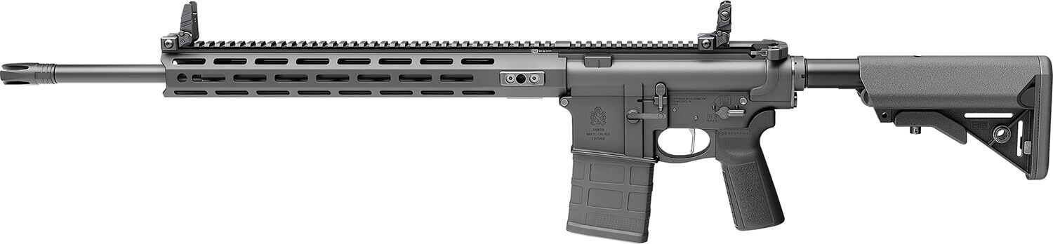 Springfield Armory STV920308BV2B5 SAINT Victor V2 308 Win 20+1 20" Black Melonite Lightweight Barrel Black Hardcoat Anodize Aluminum Receiver w/Picatinny Rail M-LOK Handguard Magpul Fixed Black Polymer Stock Black Strike Ind. Grip - Image 2