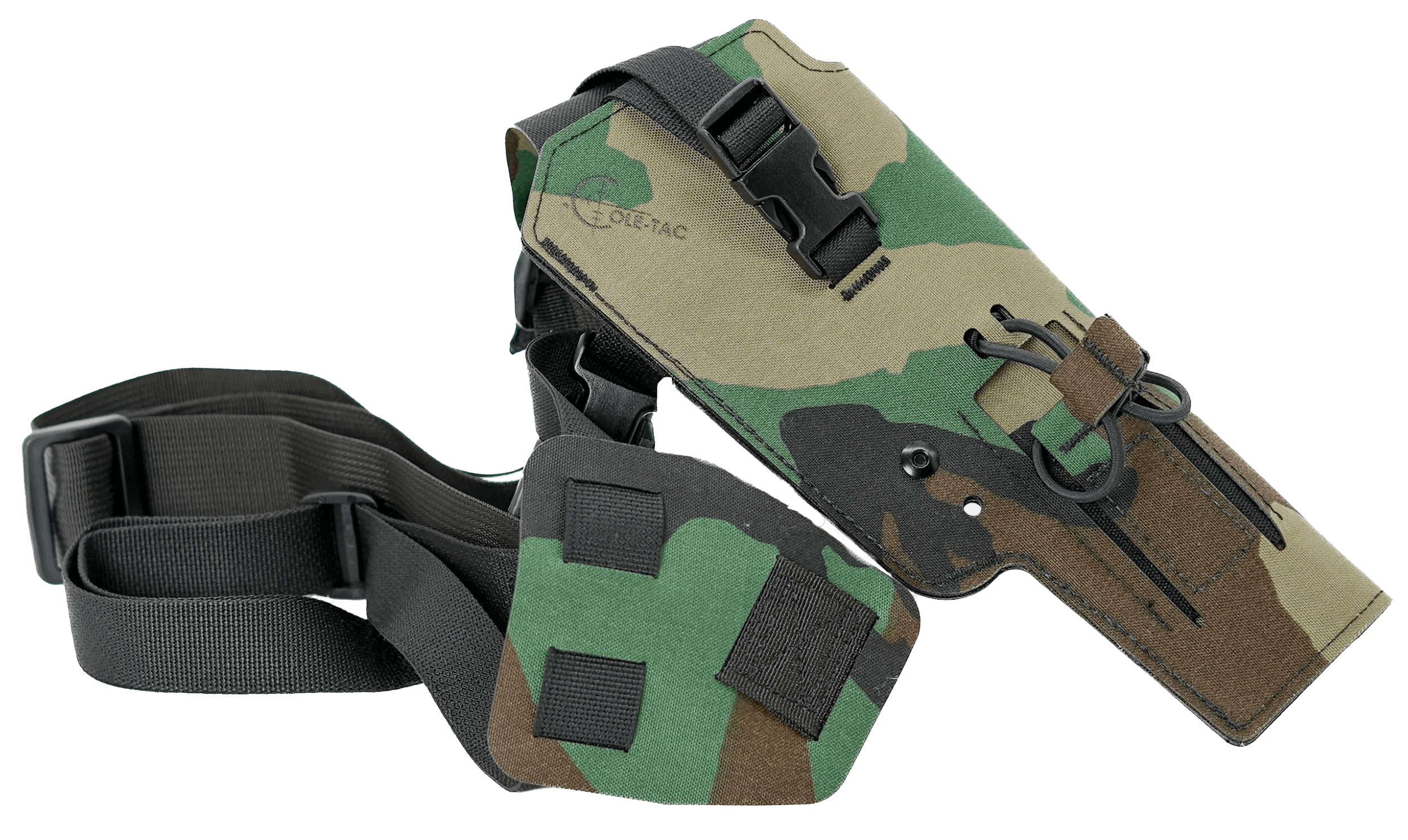 Cole-tac VW216 Varmint Wrangler Pistol Holder M81 Woodland Left Hand