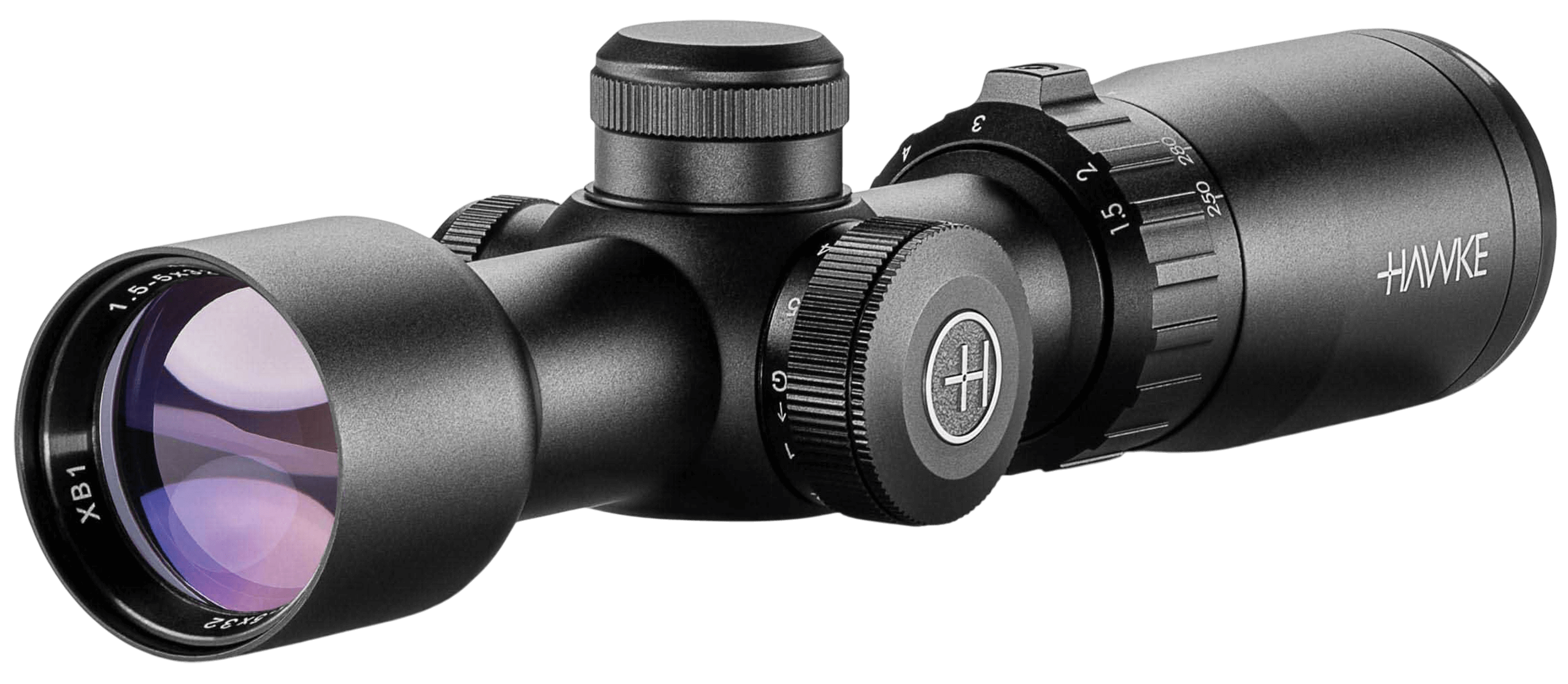 Hawke Sport Optics 12221 XB1 Riflescope Black 1.5-5x32mm 1″ Tube Illuminated Red/Green XB1 SR Reticle Hawke Sport Optics 12221 XB1 Riflescope Black 1.5-5x32mm 1″ Tube Illuminated Red/Green XB1 SR Reticle