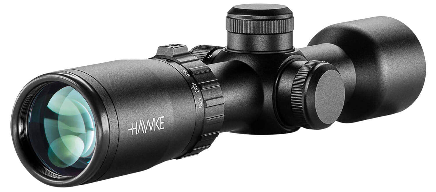 Hawke Sport Optics 12221 XB1 Riflescope Black 1.5-5x32mm 1" Tube Illuminated Red/Green XB1 SR Reticle - Image 2