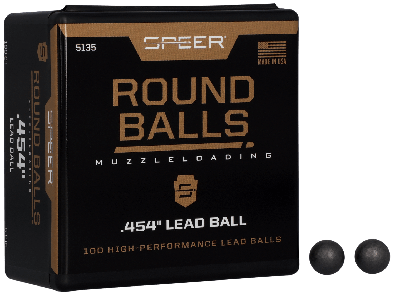 Speer 5135 Lead Balls 44 Cal Lead Ball .454 Diameter 140 gr 100rd Box/5 Case Speer 5135 Lead Balls 44 Cal Lead Ball .454 Diameter 140 gr 100rd Box/5 Case