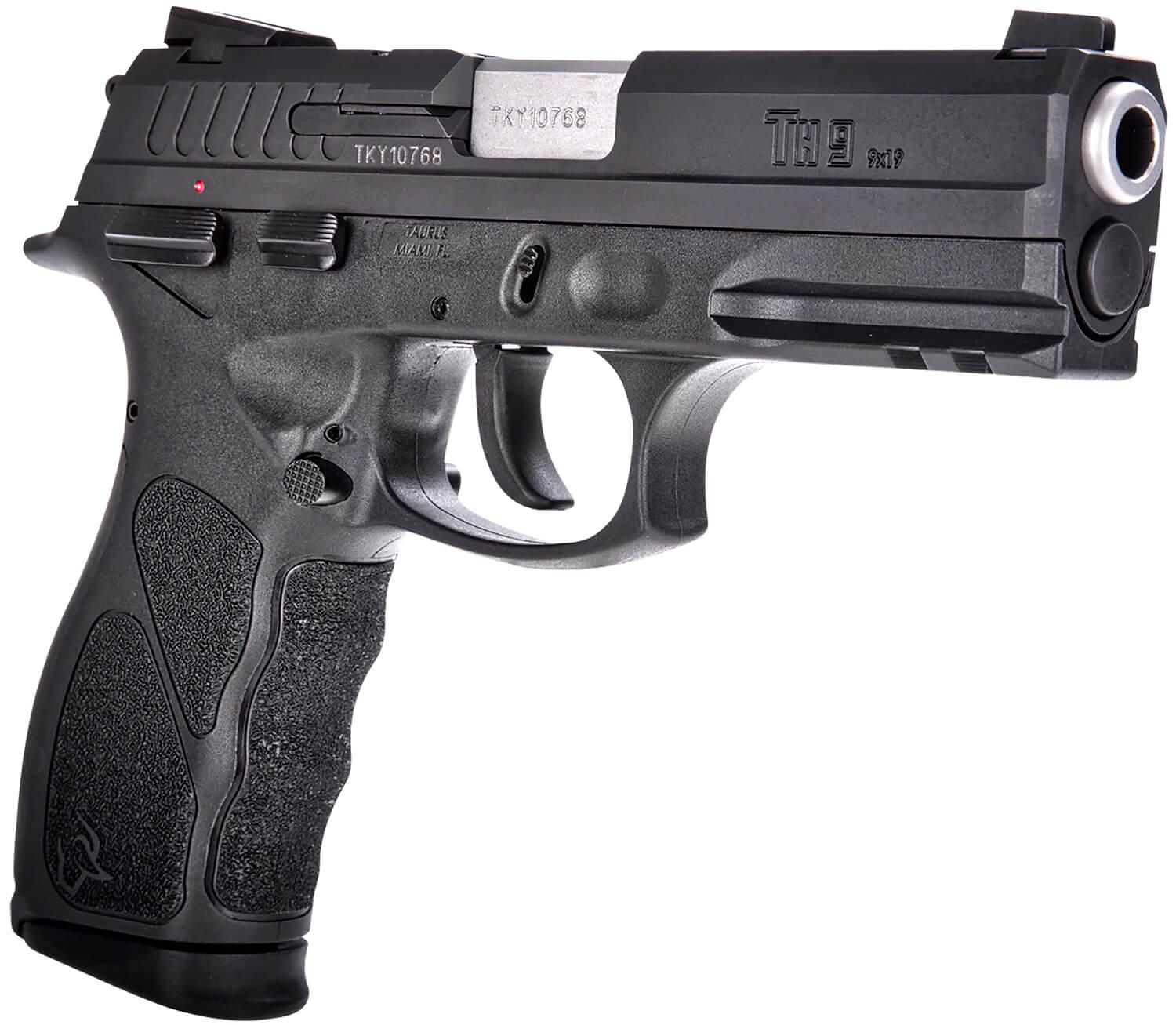 Taurus 1TH9041 TH Full Size 9mm Luger 17+1 4.27" Matte Stainless Steel Barrel Matte Black Serrated Slide Black Polymer Frame w/Picatinny Rail Black Finger Grooved Polymer Grip Right Hand - Image 3