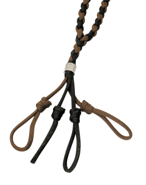 Haydel's Game Calls DL98 Deluxe 4 Call Lanyard Camo Paracord