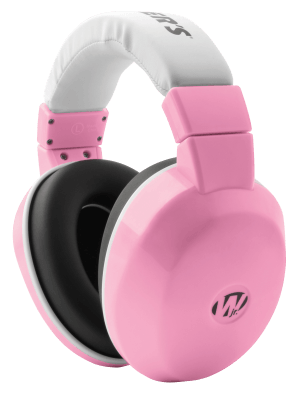 Walker's GWPINFMPK Infant Passive Muff 20 dB Over the Head Pink/White Plastic