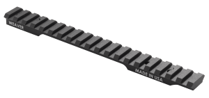 Weaver Mounts 99469 Multi-Slot Base  Extended Black Anodized Aluminum Fits Ruger American Short Action