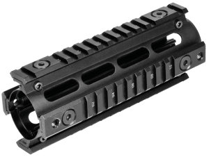 NcStar MAR4S Quad Rail Carbine Length AR-15 Black Hardcoat Anodized Aluminum 6.70"