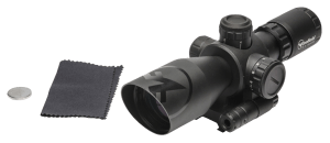 Firefield FF13065 Barrage w/Red Laser Matte Black 2.5-10x40mm Illuminated Red/Green Mil-Dot Reticle/Red Laser