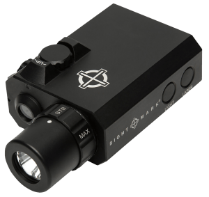 Sightmark SM25012 LoPro Mini Combo Flashlight and Green Laser Sight Matte Black 300 Lumens White LED