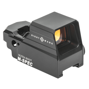 Sightmark SM26034 Ultra Shot LQD Reflex Sight (M-Spec) Red Dots Matte Black 1x33x24mm M-Spec/Circle Dot Crosshair Red