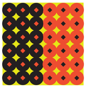 Birchwood Casey 34117 Shoot-N-C Reactive Target Self-Adhesive Paper Circle w/Diamond Center 432 Pasters