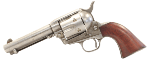 Taylors & Company 555136 1873 Cattleman 357 Mag Caliber with 4.75" Barrel 6rd Capacity Cylinder Overall Antique Finish Steel & Walnut Grip