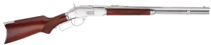 Taylors & Company 550232 1873 45 Colt (LC) Caliber with 10+1 Capacity 20" Barrel Silver Metal Finish & Walnut Fixed Pistol Grip Stock Right Hand (Full Size)