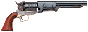 Taylors and Company 550859 1847 Walker Break Open 44 Cal Striker Fire 9" 6rd Color Case Hardened Frame Blued Barrel & Cylinder Walnut Grip