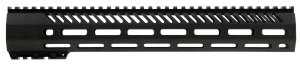 Mission First Tactical TMARFF13MRS Tekko AR Free Float M-Lok Rail System 13.5" 6061 Aluminum Black Hard Coat Anodized