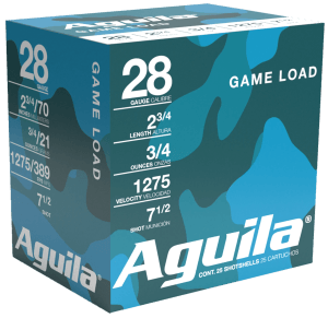 Aguila 1CHB2873 Target Load Competition 28Gauge 2.75" 3/4oz 7.5Shot 25rd Box