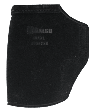 Galco STO836B Stow-N-Go IWB Black Leather Belt Clip Fits Ruger LCP II/LCP Max Belt 1.75" Wide Right Hand