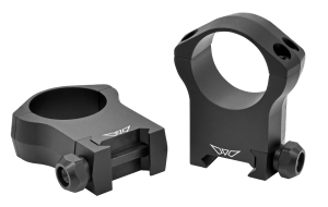Warne 7217M Scope Rings Mountain Tech Matte Black 30mm Ultra High 0 MOA
