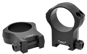 Warne 7224M Scope Rings Mountain Tech Matte Black 34mm Ultra High 0 MOA