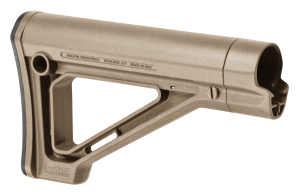 Magpul MAG480FDE MOE Carbine Stock Fixed Flat Dark Earth Synthetic for AR-15  M16  M4 with Mil-Spec Tubes (Tube Not Included)
