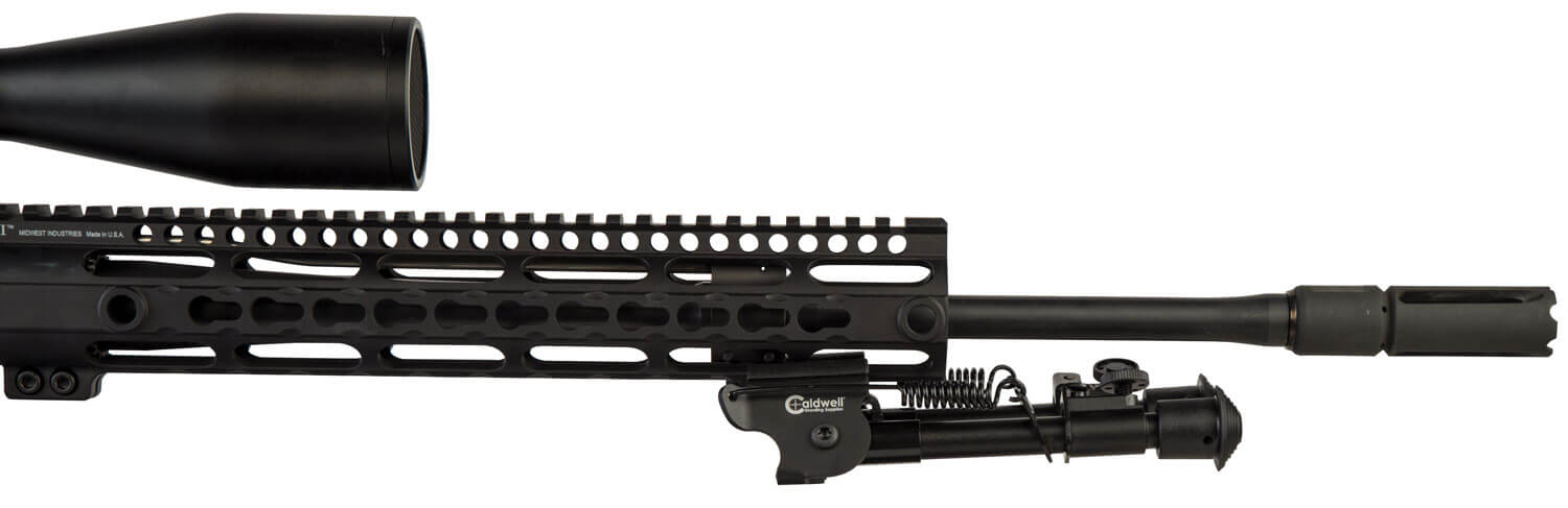 Caldwell 1081950 XLA M-Lok/Key Mod Bipod 6-9" Black Aluminum - Image 2