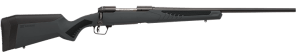 Savage Arms 57173 110 Hunter 6.5 Creedmoor 4+1 24" Matte Black Metal Gray Fixed AccuStock with Accufit