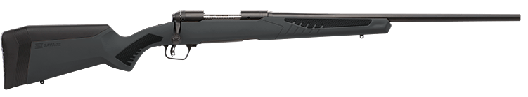 Savage Arms 57173 110 Hunter 6.5 Creedmoor 4+1 24" Matte Black Metal Gray Fixed AccuStock with Accufit