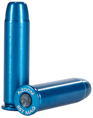 A-Zoom 16319 Blue Snap Caps Revolver 357 Mag 12Pack