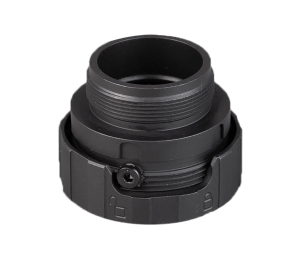 SilencerCo AC2632 ASR Alpha Mount Adapter For Omega 9K/Nano ASR/Harvester 300 Black Steel
