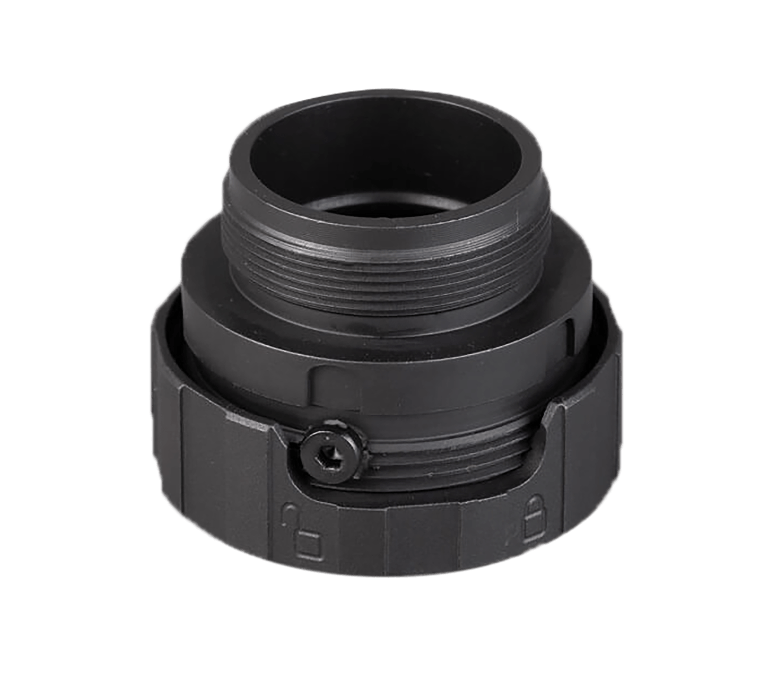 SilencerCo AC2632 ASR Alpha Mount Adapter For Omega 9K/Nano ASR/Harvester 300 Black Steel