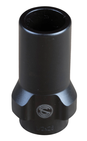 SilencerCo AC2607 3-Lug Muzzle Device 9mm Luger 1/2"-36 tpi Steel