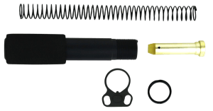 TacFire MAR049B Buffer Tube Kit Mil-Spec AR-15 Black Aluminum AR-Pistol Platform