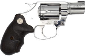 Colt Mfg COBRASS2BB Cobra Bright 38 Special +P 6 Shot 2" Mirror Polished Stainless Steel Barrel  Cylinder Mirror & Frame  Black Hogue Rubber w/Finger Grooves Grip