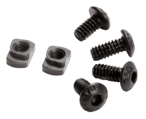 Magpul MAG615BLK M-LOK T-Nut Replacement Set M-LOK Chromoly Steel Black Manganese Phosphate