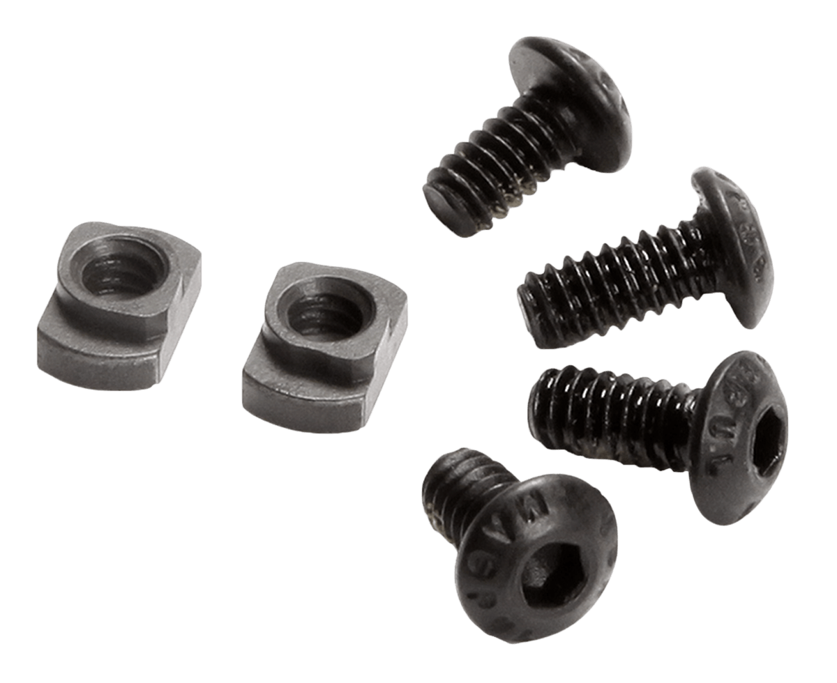 Magpul MAG615BLK M-LOK T-Nut Replacement Set M-LOK Chromoly Steel Black Manganese Phosphate