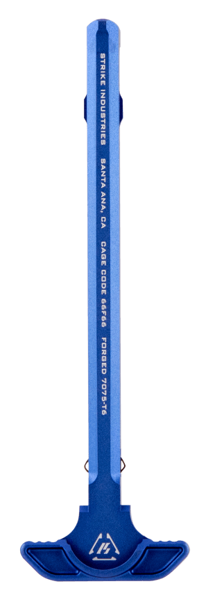 Strike ARSLCHBLU Latchless Charging Handle AR-15 Blue Anodized Aluminum