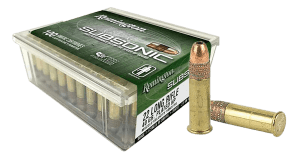 Remington Ammunition 21137 Subsonic Rimfire 22 LR 40 gr Hollow Point 100rd Box/ 50 Cs