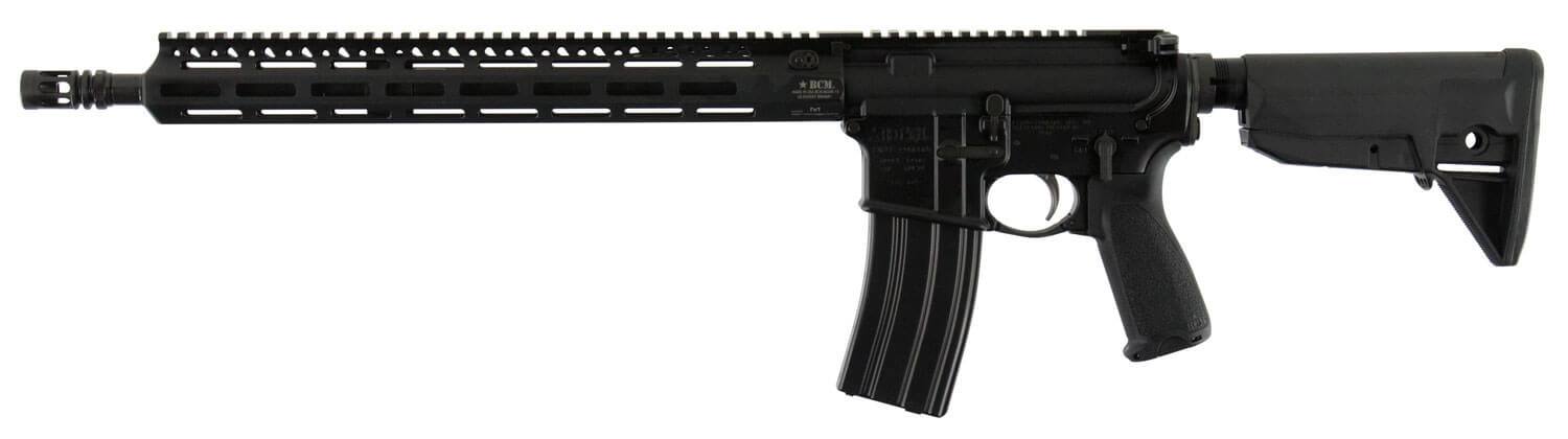 BCM 750750 RECCE-16 MCMR 223 Rem/5.56x45mm NATO 30+1 16" Government Profile Steel Barrel Mod 0 Compensator Anodized 7075-T6 Aluminum Receiver Synthetic 6 Position Stock Bravo Mod 3 Grip Ambidextrous Safety - Image 2
