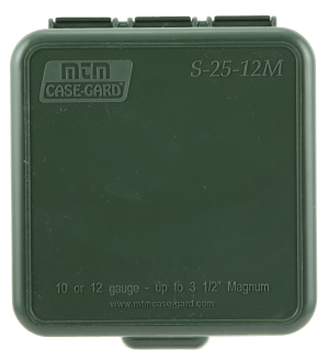 MTM Case-Gard S2512M11 Dual Gauge Shotshell Case Multi-Gauge Shotgun Forest Green Polypropylene 25rd