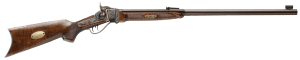 Davide Pedersoli 010S769457 1874 Old West 45-70 Gov 1rd 30" Blued Barrel Color Case Hardened Steel Receiver Walnut Wood Stock Right Hand