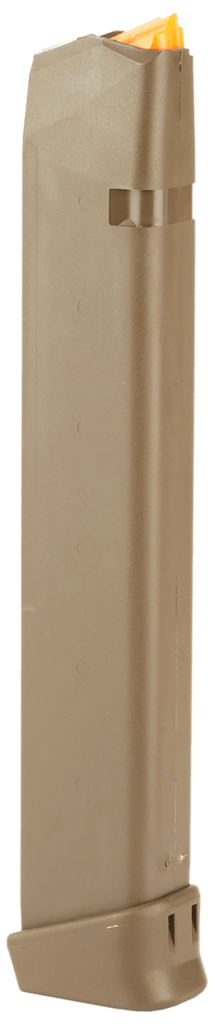 Glock 47463 G17/34 33rd 9mm Luger Glock 17/19/26/34/45 Flat Dark Earth Polymer