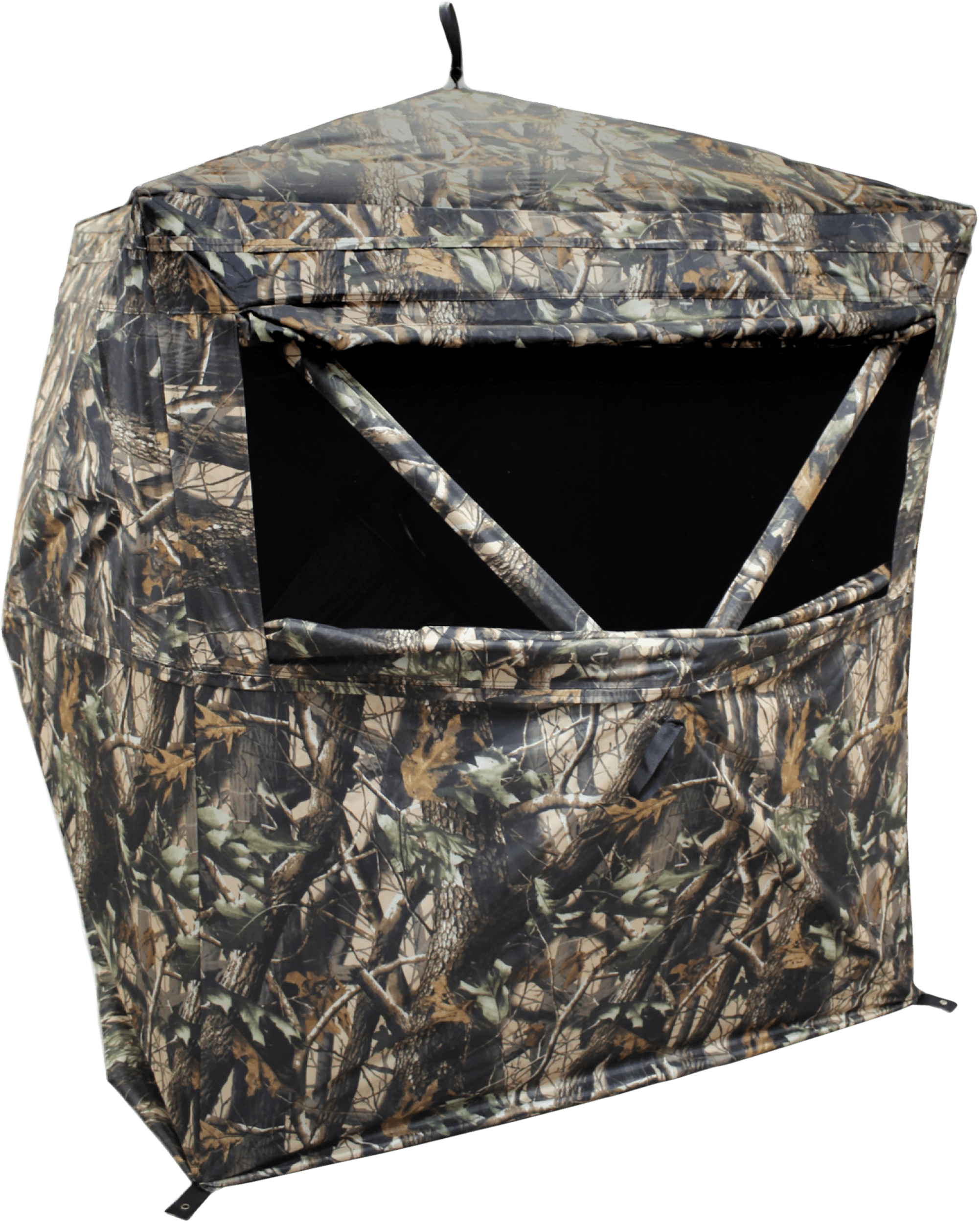 HME GRDBLND2 2-Person Camo 62" x 62" x 66" Water Resistant 150D Shell