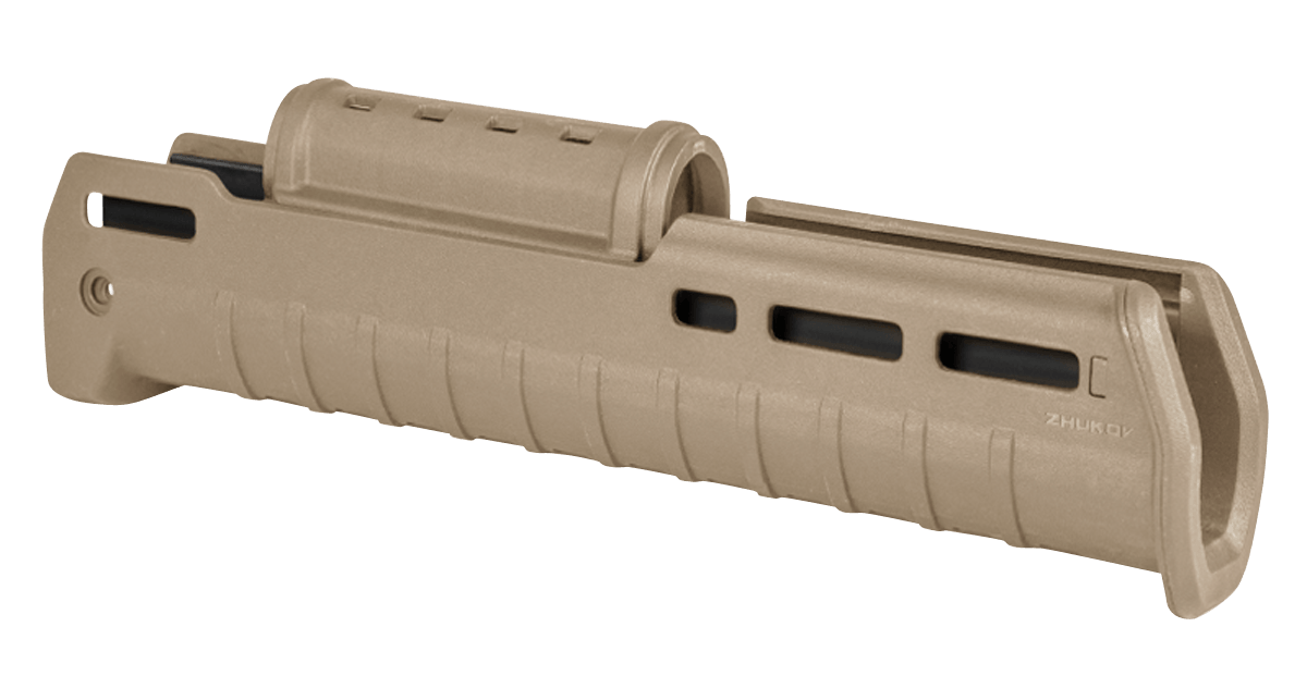 Magpul MAG586FDE ZHUKOV Handguard Polymer Flat Dark Earth AK-Platform 11.70" Long