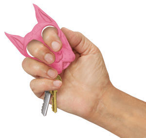 PSP SPIKEPK Spike Key Chain  Pink ABS Plastic