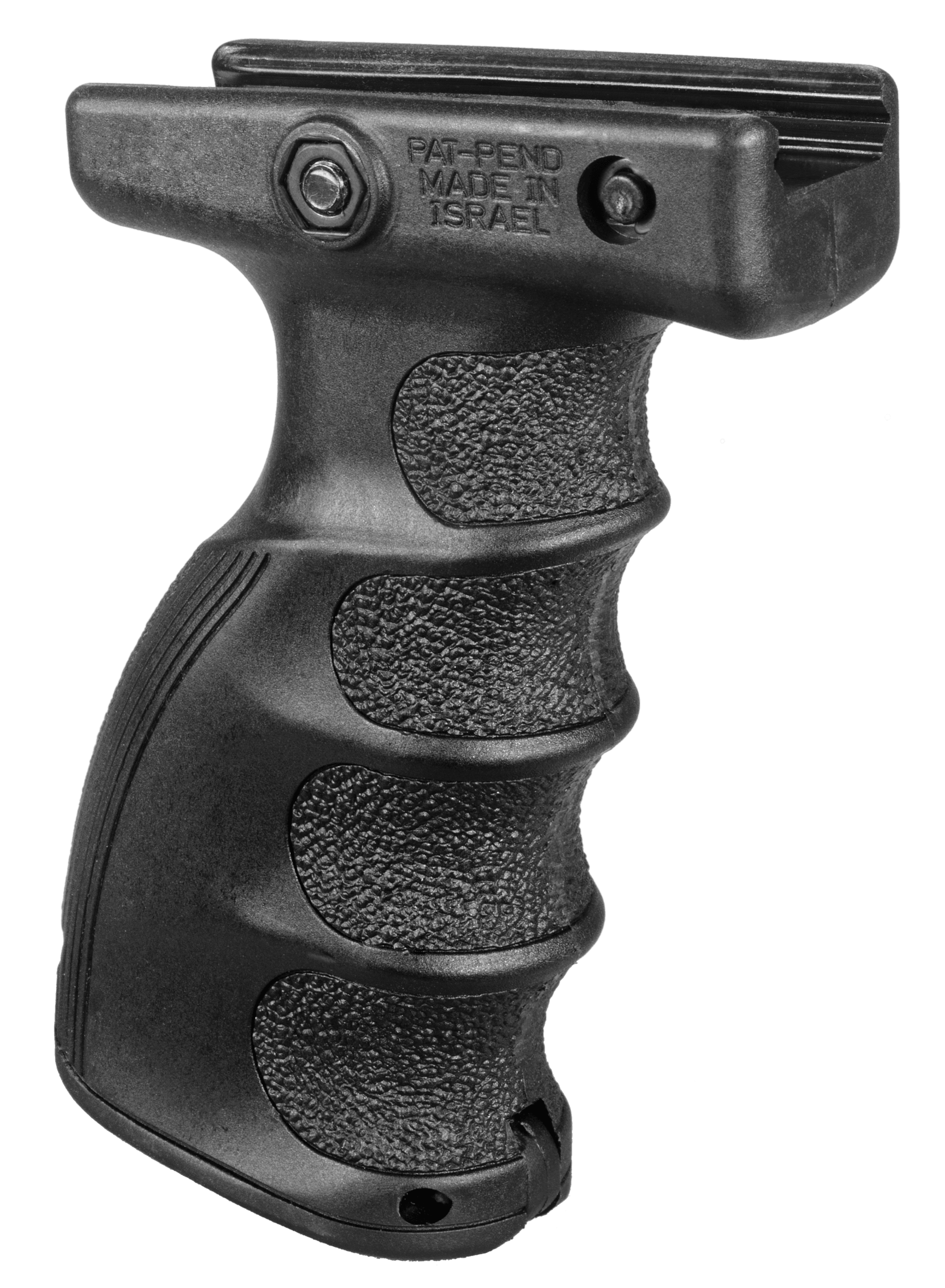 FAB Defense FXAG44SB AG-44S Quick Release Ergonomic Foregrip Compatible w/1913 Mil-STD Picatinny Rail Black Reinforced Polymer