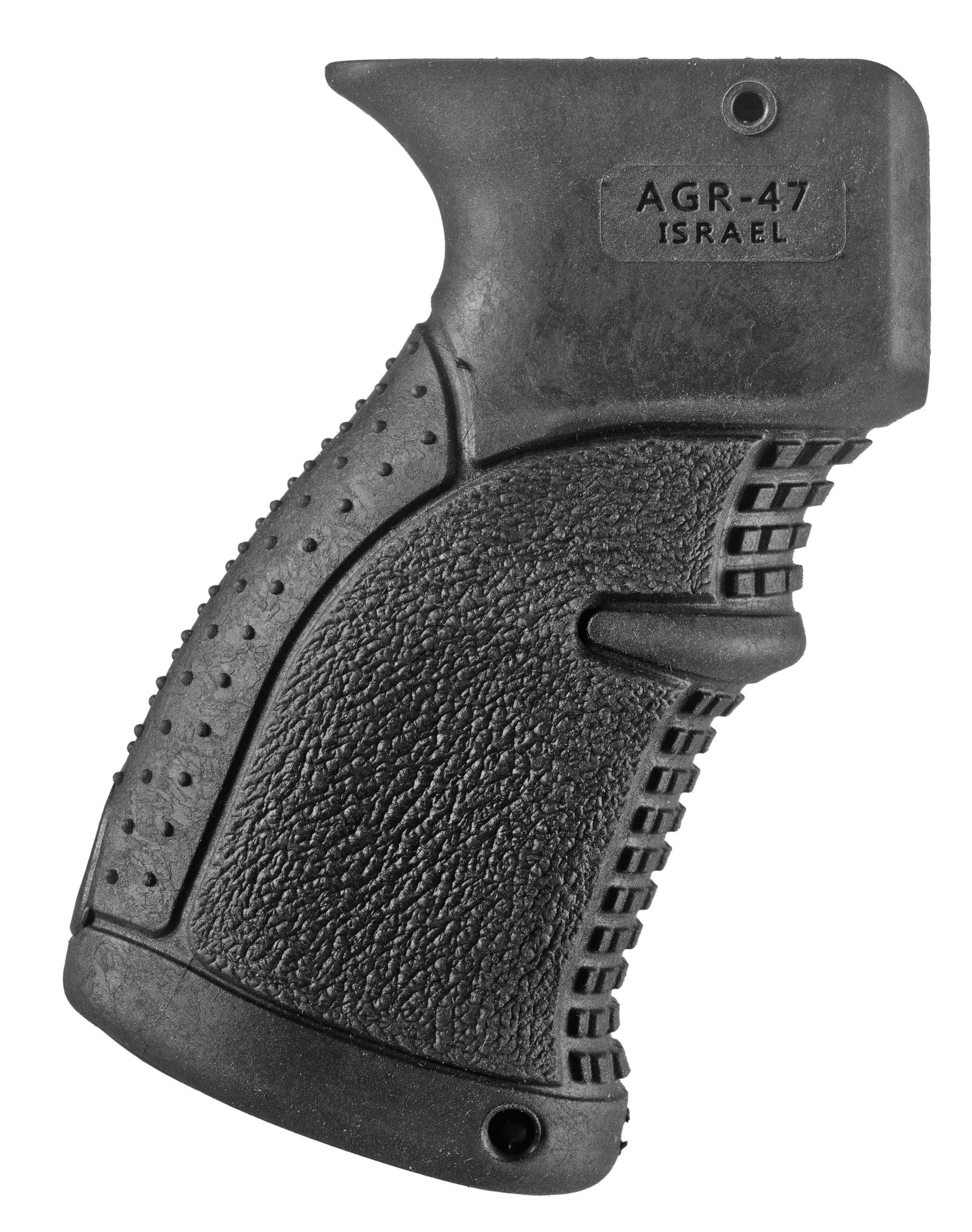 FAB Defense FXAGR47B AGR-47 Ergonomic Rubberized Pistol Grip for AK-47/74/ AKS-74U Krinkov/ ATI Galil Fiberglass Reinforced Black Polymer