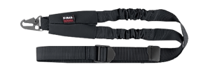 FAB Defense FXBUNGEEB Bungee One Point Tactical Sling for AR Platform/ SBR 23.60" OAL 1.18" Wide Designed For Chest or Shoulder Carry Quick Release Buckle Black Elastic