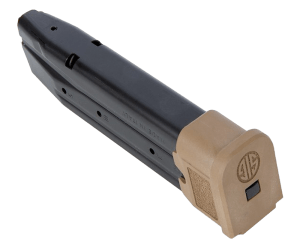 Sig Sauer MAGMODF921COY P320 21rd 9mm Luger Extended For Sig P320/M17/M18 Black Coyote Steel