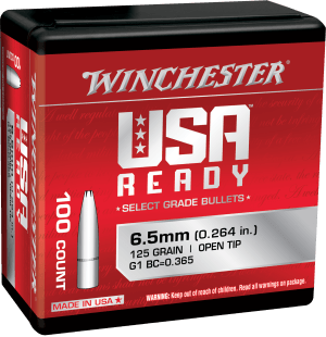 Winchester Ammo WBR65125 Centerfire Rifle 6.5 Creedmoor 125 gr Open Tip 100rd Box