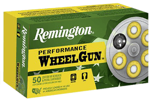 Remington Ammunition 22281 Performance WheelGun 38 Special 158 gr Lead Round Nose 50rd Box